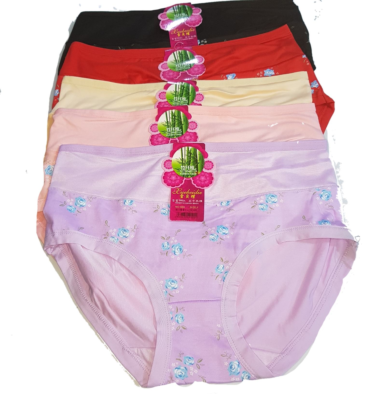 956 milk silk printed panty