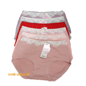 6446 lace cotton panty